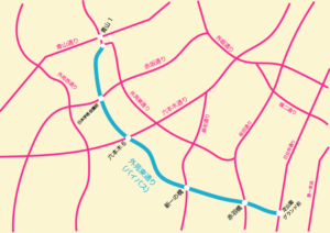 外苑東通り(バイパス)