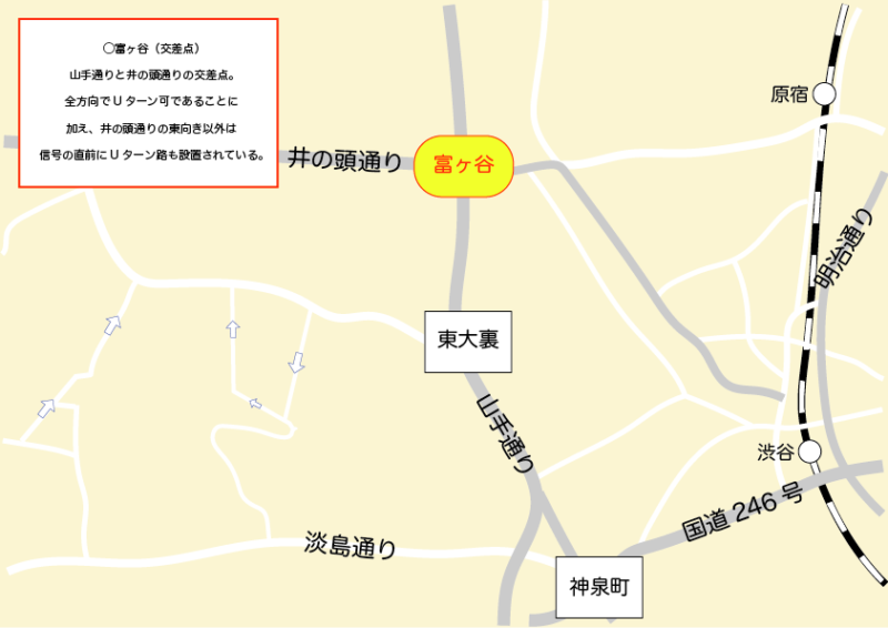 富ヶ谷(交差点)